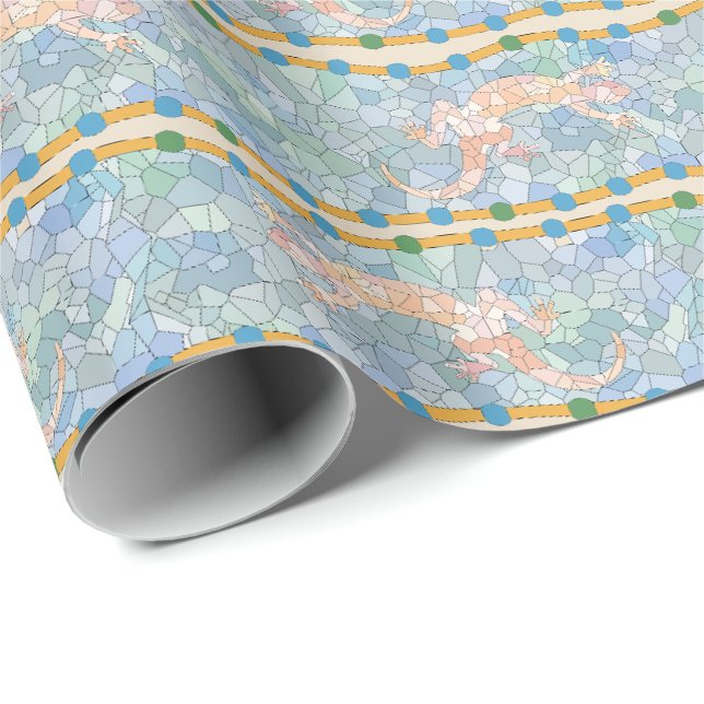 Gaudi Lizard Wrapping Paper (Roll Corner)