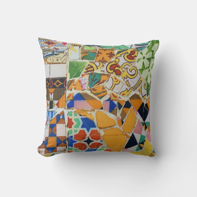 Gaudi Mosaic Cushion (Front)