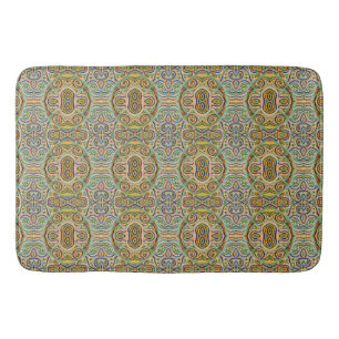 Gaudí Mosaic Inspired Pattern – Colourful Abstract Bath Mat