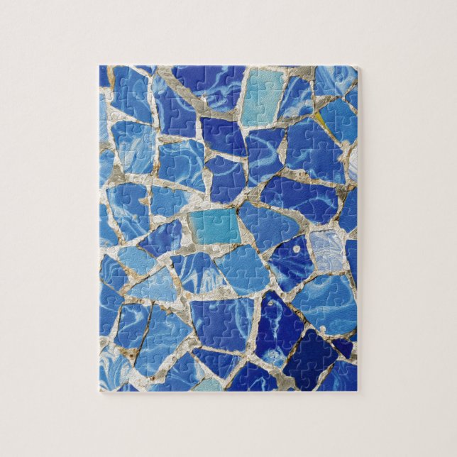 Gaudi Mosaics With an Oil Touch Jigsaw Puzzle (Vertical)
