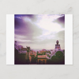Gaudi's Barcelona Postcard