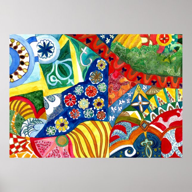 Gaudi's Bench 2. Poster (Front)