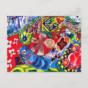 Gaudi's Bench One. Postcard