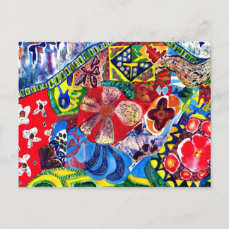 Gaudi's Bench One. Postcard