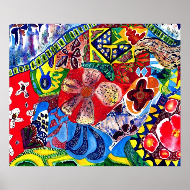 Gaudi's Bench One. Poster (Front)