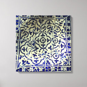 Gaudi's Park Guell Mosaic Tiles Barcelona Canvas Print