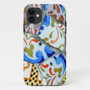 Gaudi's Park Guell Mosaic Tiles iPhone 11 Case