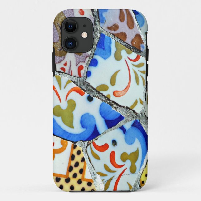 Gaudi's Park Guell Mosaic Tiles Case-Mate iPhone Case (Back)
