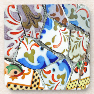Gaudi's Park Guell Mosaic Tiles Coaster