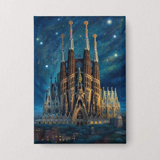 Gaudi's Starry Dream | Barcelona Sagrada Familia (Front)