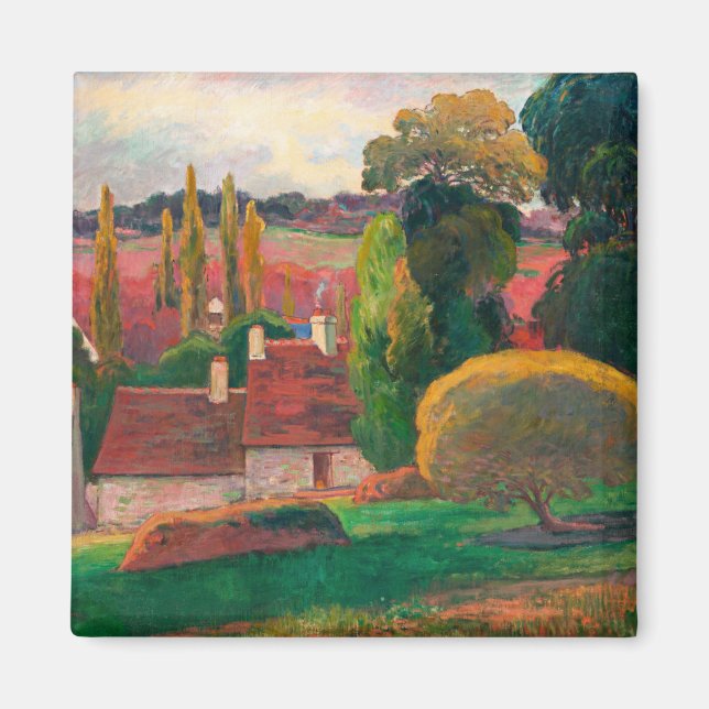 Gauguin - A Farm in Brittany Magnet (Front)
