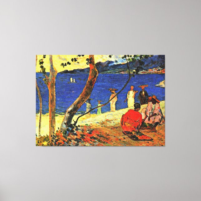 Gauguin - A Seashore Canvas Print (Front)