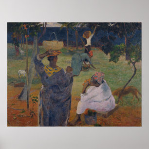 Gauguin - Among The Mangoes At Martinique 1887 Poster