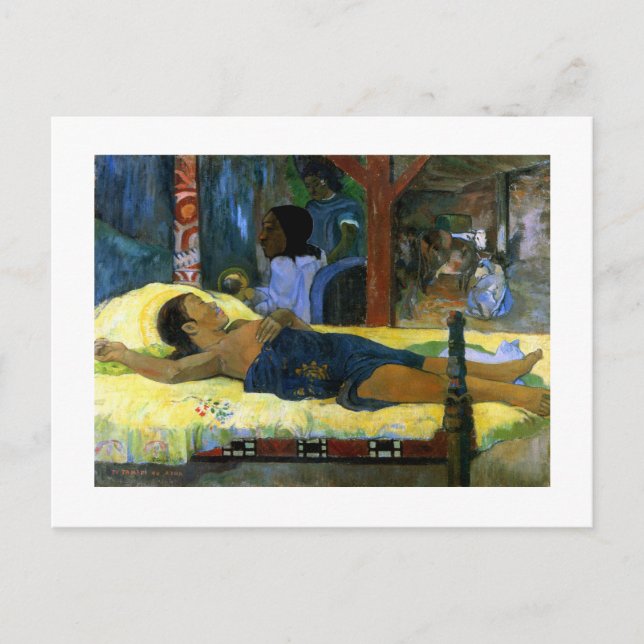 Gauguin art painting Tamari No Atua (Nativity) Postcard (Front)