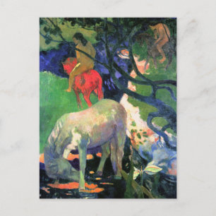 Gauguin Art Postcard: The White Horse Postcard