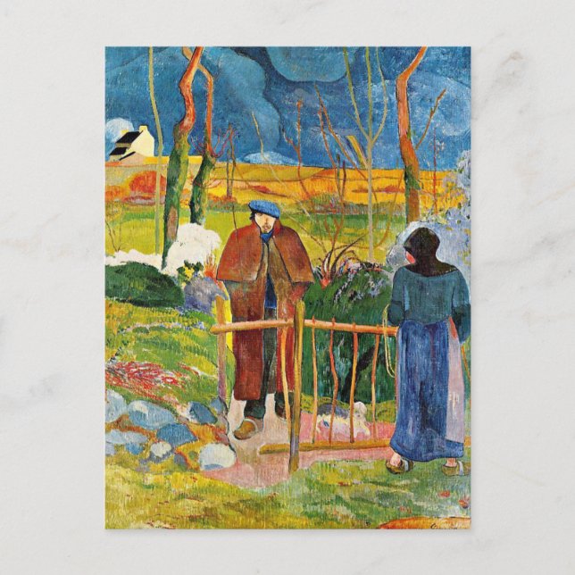 Gauguin - Bonjour, Monsieur Gauguin Postcard (Front)