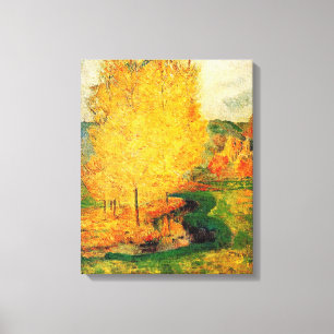Gauguin - By the Stream, Autumn, Canvas Print