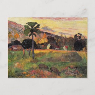Gauguin - Come Here, Impressionism painting Postcard