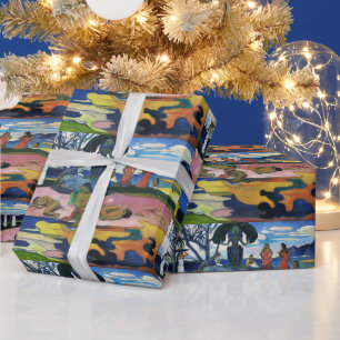 Gauguin Day of the God Mahana no atua Art Print Wrapping Paper