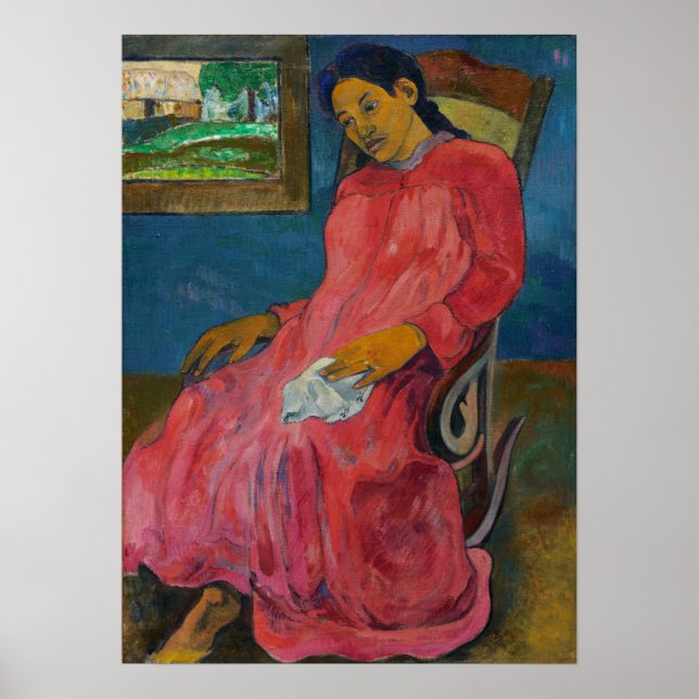 Gauguin - Faaturuma (Melancholic) 1891 Poster (Front)