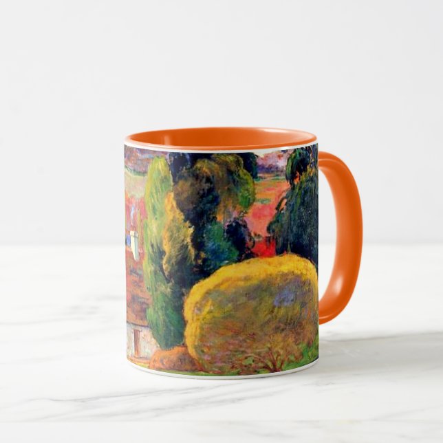 Gauguin: Farm in Brittany, famous painting Mug (Front Right)