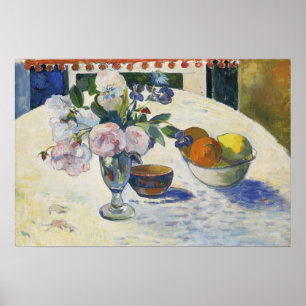 Gauguin - Flowers & Bowl Of Fruit On A Table 1894 Poster