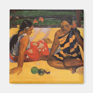 Gauguin French Polynesia Tahiti Women Magnet