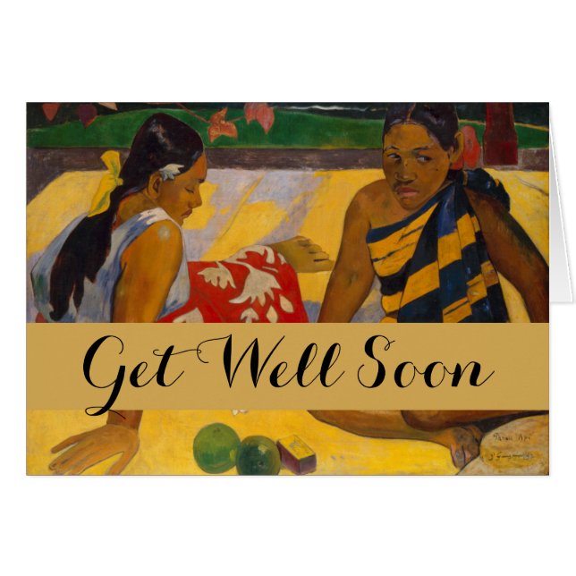 Gauguin French Polynesia Tahiti Women Painting (Front Horizontal)