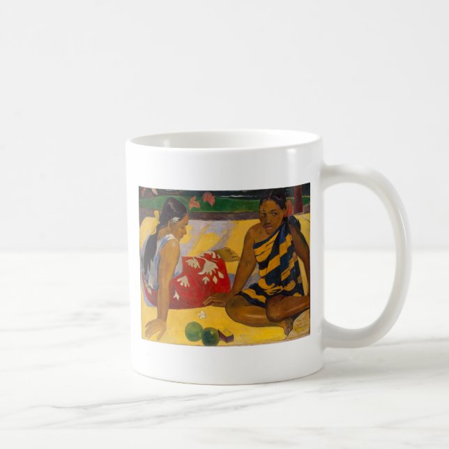 Gauguin French Polynesia Tahiti Women Painting Coffee Mug (Right)