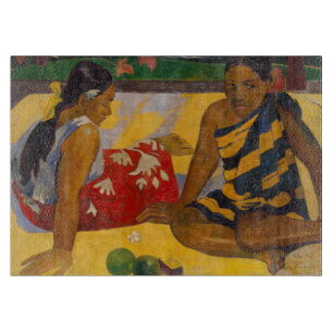 Gauguin French Polynesia Tahiti Women Painting Cutting Board