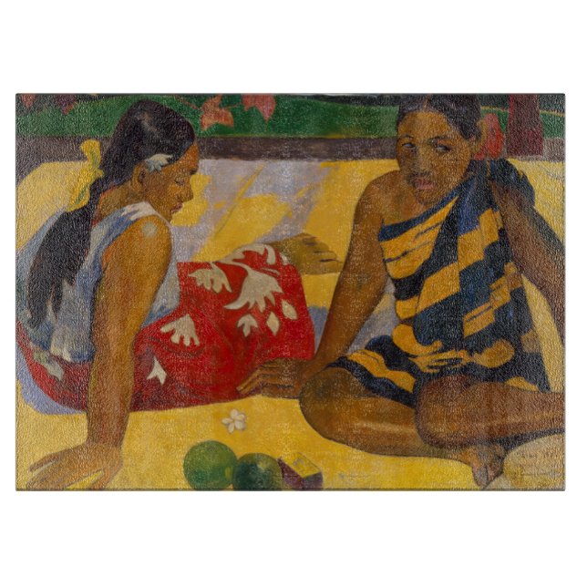 Gauguin French Polynesia Tahiti Women Painting Cutting Board (Front)