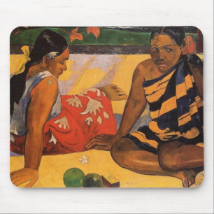 Gauguin French Polynesia Tahiti Women Painting Mouse Mat