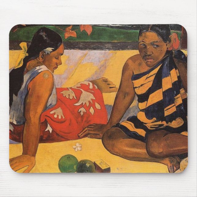 Gauguin French Polynesia Tahiti Women Painting Mouse Mat (Front)