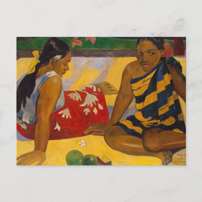 Gauguin French Polynesia Tahiti Women Painting Postcard (Front)