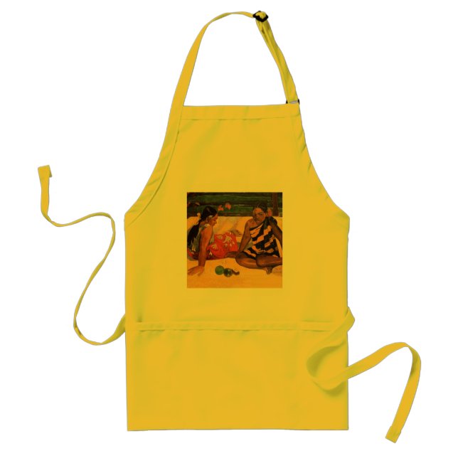 Gauguin French Polynesia Tahiti Women Painting Standard Apron (Front)