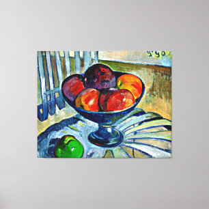 Gauguin - Fruit Dish on a Garden Chair Canvas Print