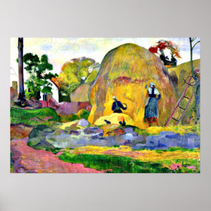 Gauguin - Golden Harvest, Paul Gauguin painting. Poster