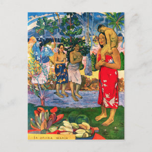 Gauguin Ia Orana Maria Postcard