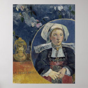 Gauguin - La Belle Angele 1889 Poster