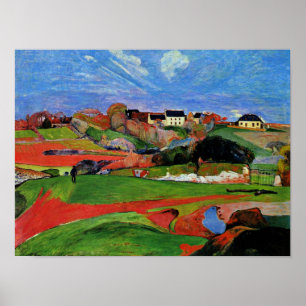 Gauguin - Landscape at le Pouldu Poster
