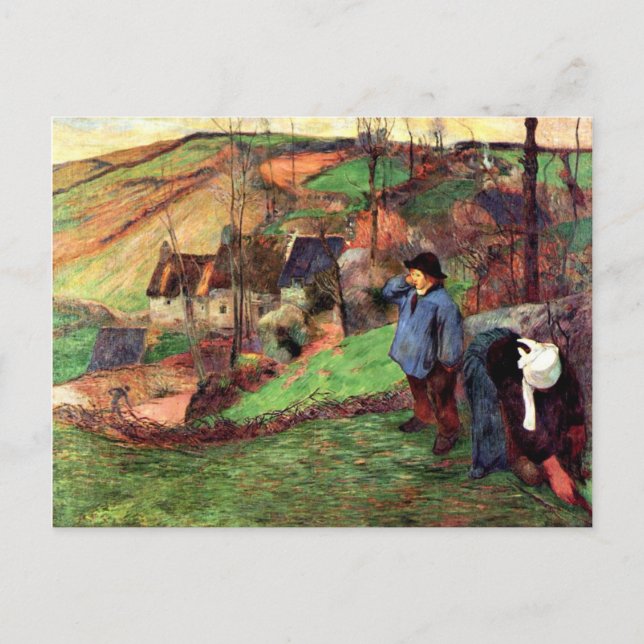 Gauguin - Landscape of Brittany Postcard (Front)