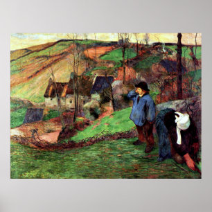 Gauguin - Landscape of Brittany Poster