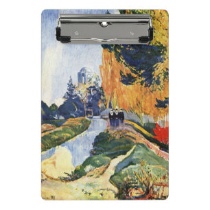 Gauguin Les Alyscamps Vintage Autumn Art Print Mini Clipboard