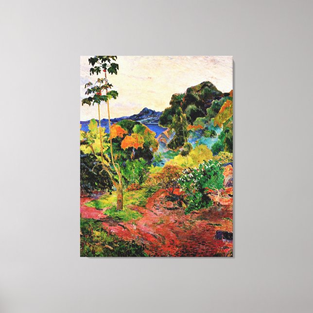 Gauguin - Martinique Landscape, Canvas Print (Front)