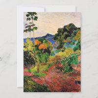 Gauguin - Martinique Landscape