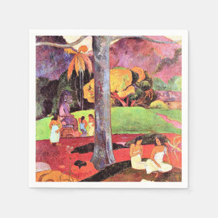 Gauguin - Olden Times, 1892, Tahiti Napkin