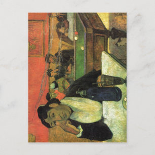Gauguin, Paul Im Caf? (Portr?t der Mme Ginoux) 188 Postcard