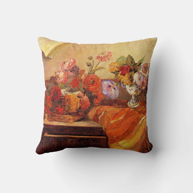 Gauguin - Pots and Bouquets,  Cushion (Back)