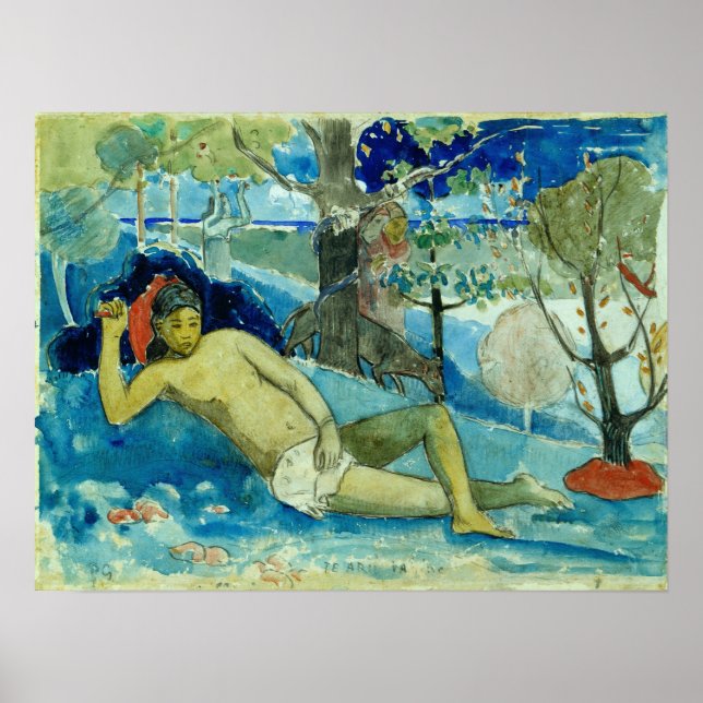 Gauguin - Queen Of Beauty (Noble Queen) 1896 Poster (Front)