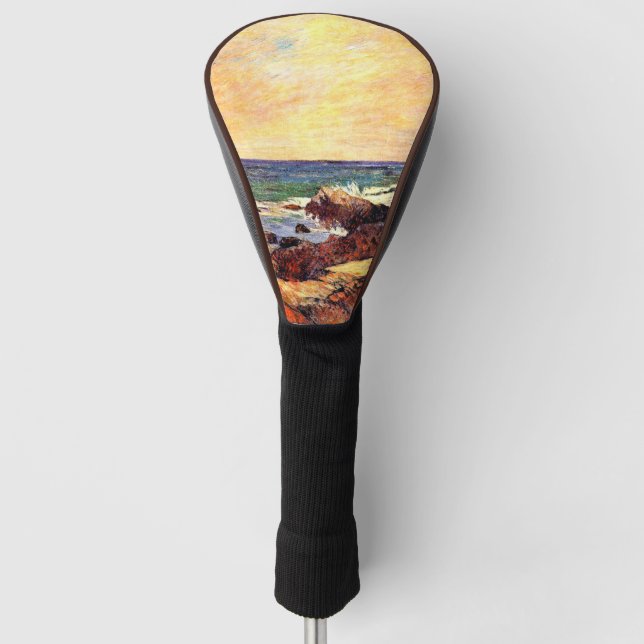 Gauguin - Rocks and Sea, 1886, painting Golf Head Cover (Front)